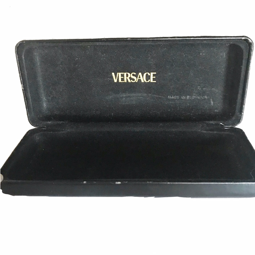 Versace Black Eyeglass Case